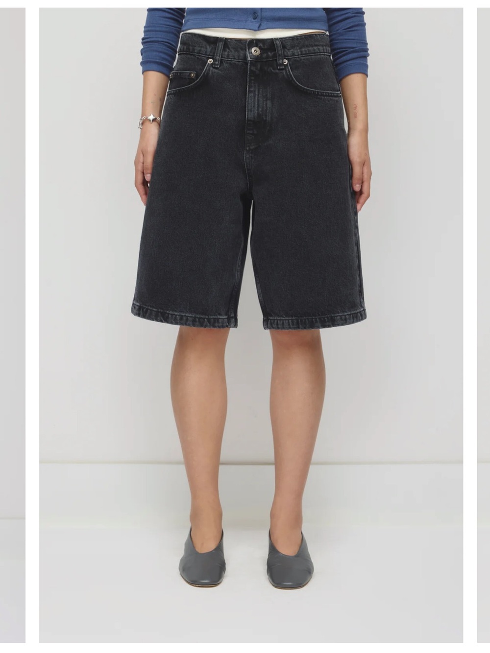 KOTN Unisex Antifit Denim Shorts